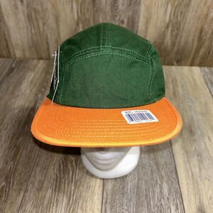 NEW Chuck Original Adjustable Trucker Hat Cap Green Orange Snapback NWT